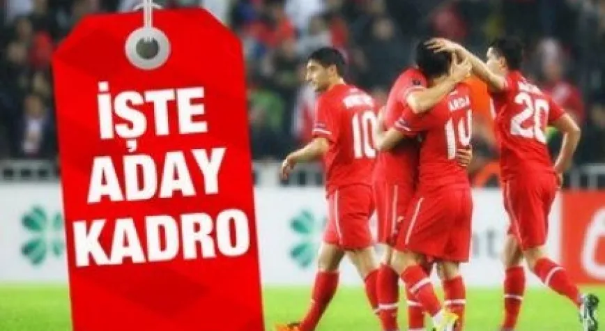 A MİLLİ FUTBOL TAKIMI AÇIKLANDI!