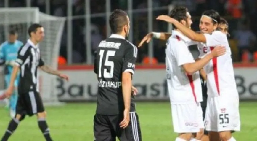 BEŞİKTAŞ G.ANTEP'TE MAĞLUP: 3- 2