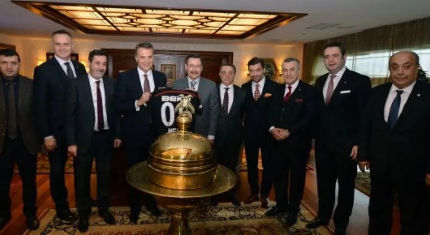 BEŞİKTAŞ’TAN GÖKÇEK’E TEŞEKKÜR ZİYARETİ…
