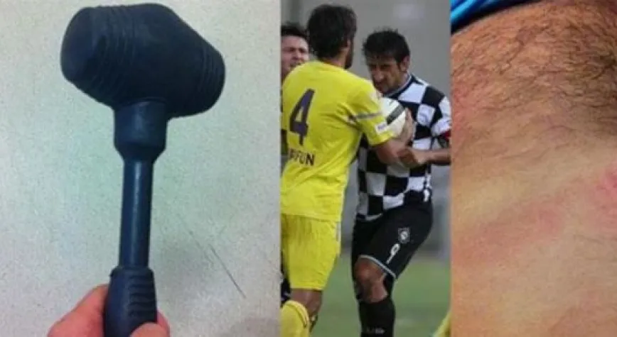 ÇEKİÇ ATTI, 8 MAÇ CEZA YEDİ!