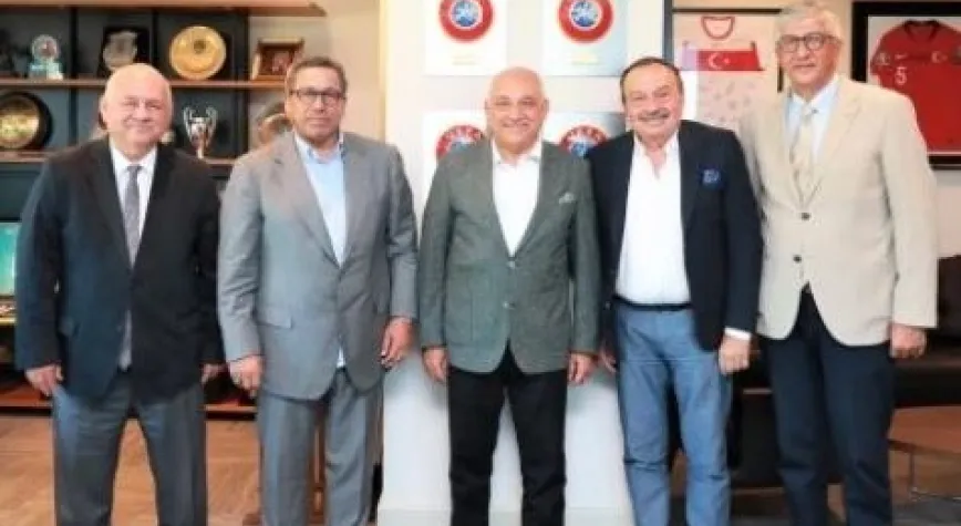 FUTBOL VAKFINDAN TFF'YE ZİYARET...