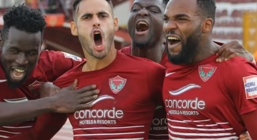 HATAYSPOR GOLCÜLERİYLE FARK ATTI...
