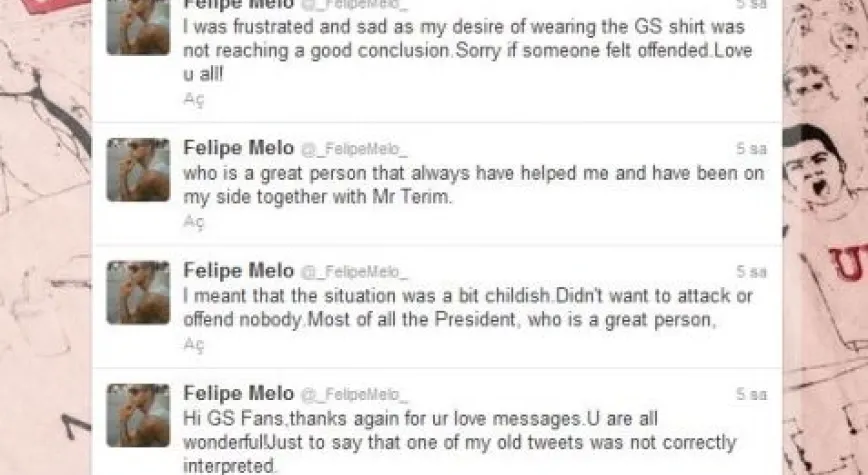 MELO TWITTER'DAN HABER GÖNDERDİ