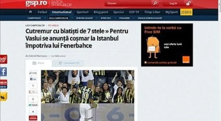 ROMANYA BASINI: DEPREM!. 7 YILDIZLI ŞİKECİLERLE MAÇIMIZ VAR!.