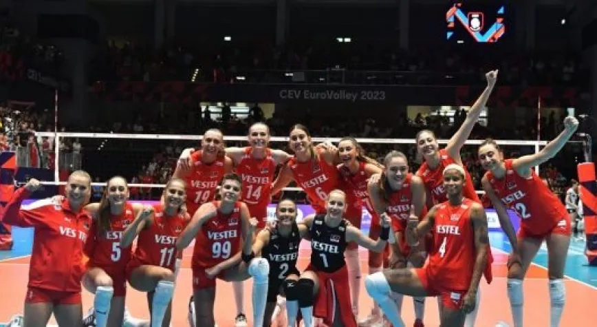 TÜRKİYE VOLEYBOLDA AVRUPA ŞAMPİYONU...