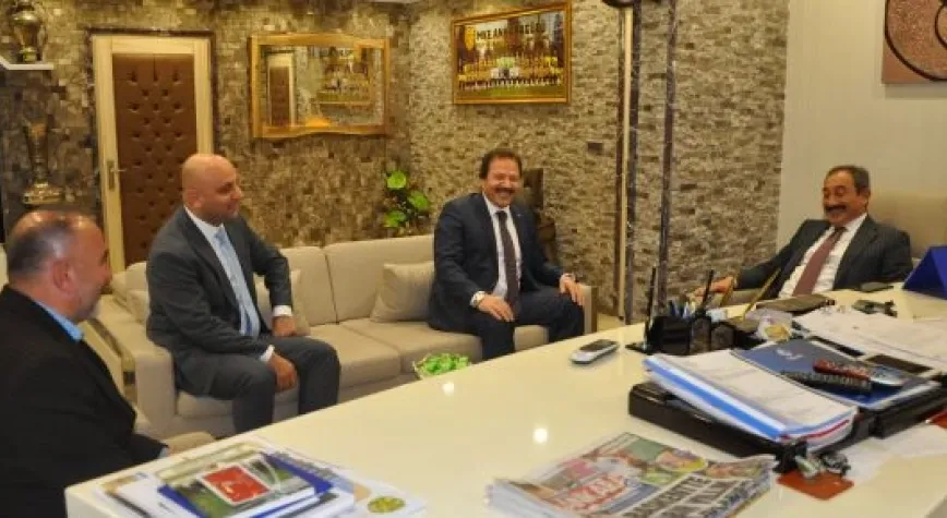 YILMAZ'DAN YİĞİNER'E ZİYARET!